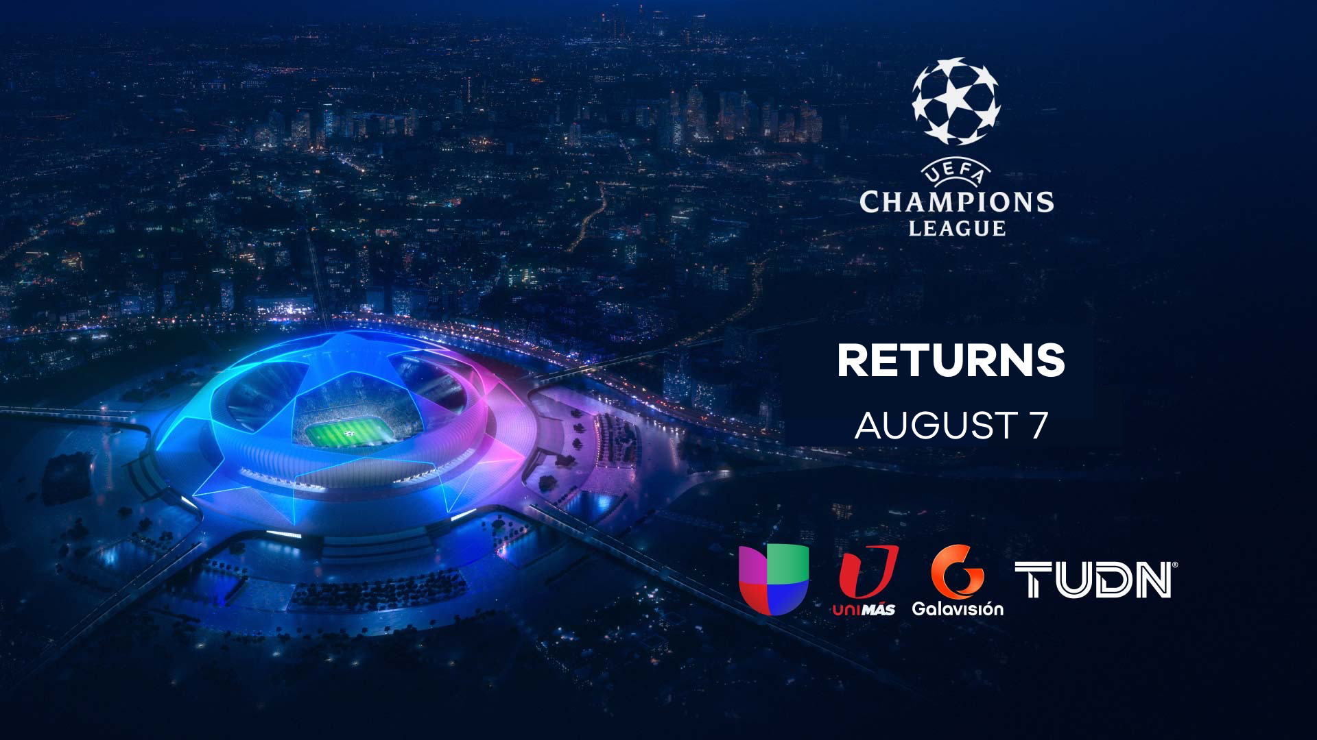 Todos los partidos de la Champions League los transmitirá TelevisaUnivision