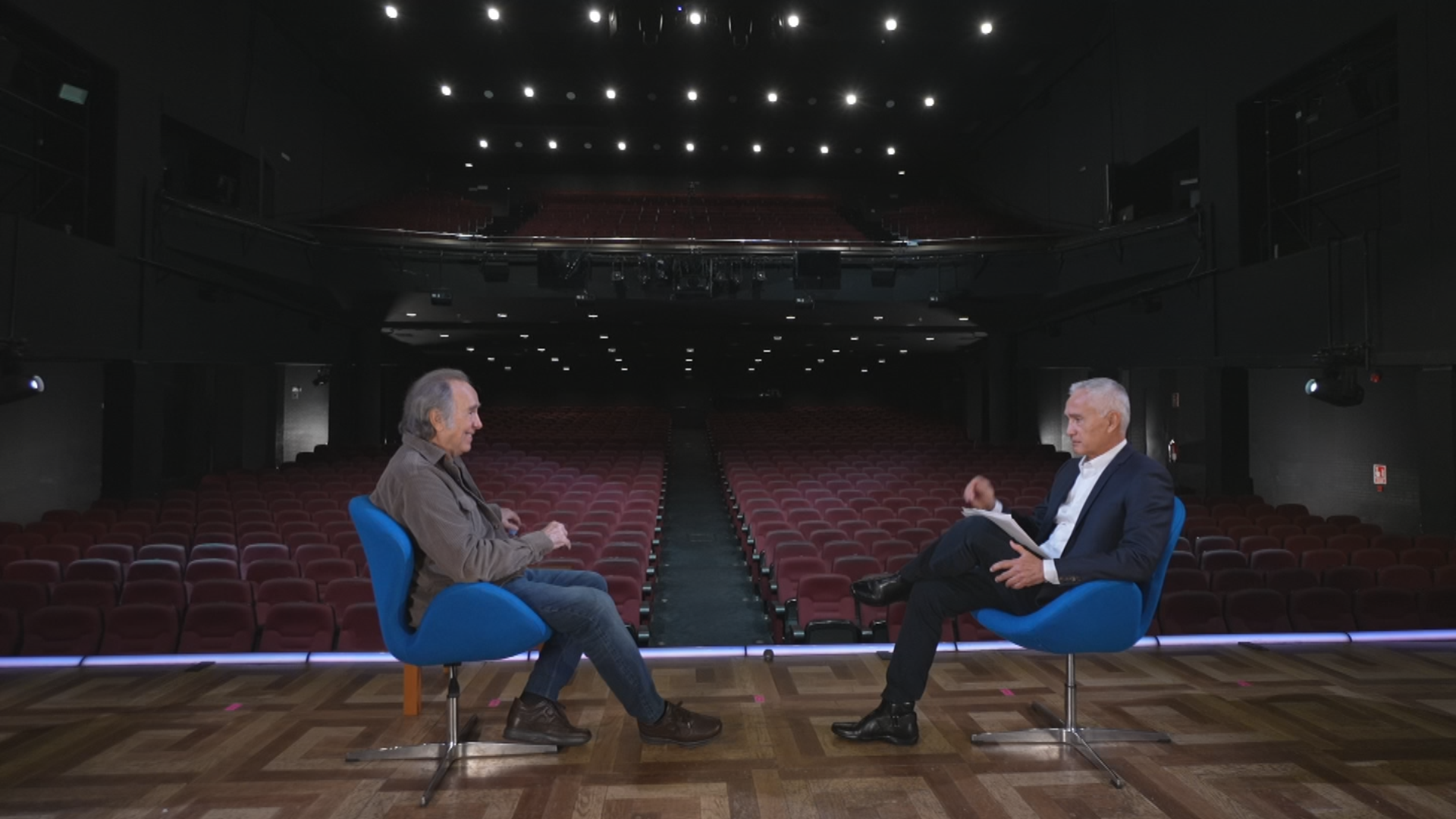 Ramos Interviews Iconic Spanish Singer Songwriter Joan Manuel