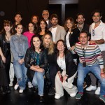 En el foro 8 de Televisa San Ángel, elenco y producción de Hermanas, Un Amor Compartido realizaron hoy una misa por inicio de grabaciones de este nuevo melodrama.