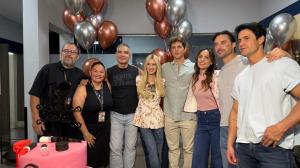 lenco y producción de Guardián de mi vida,celebró el cumpleaños de Kimberly Dos Ramos.