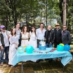 En la gráfica, de izquierda a derecha, el director Luis Vélez, Rocío Verdejo, Jorge Luis Pila, Marisol del Olmo, Amaranta Ruíz, Matías Novoa, el productor Roy Rojas, Polo Monárrez y el director Hildebrandon Carballido.